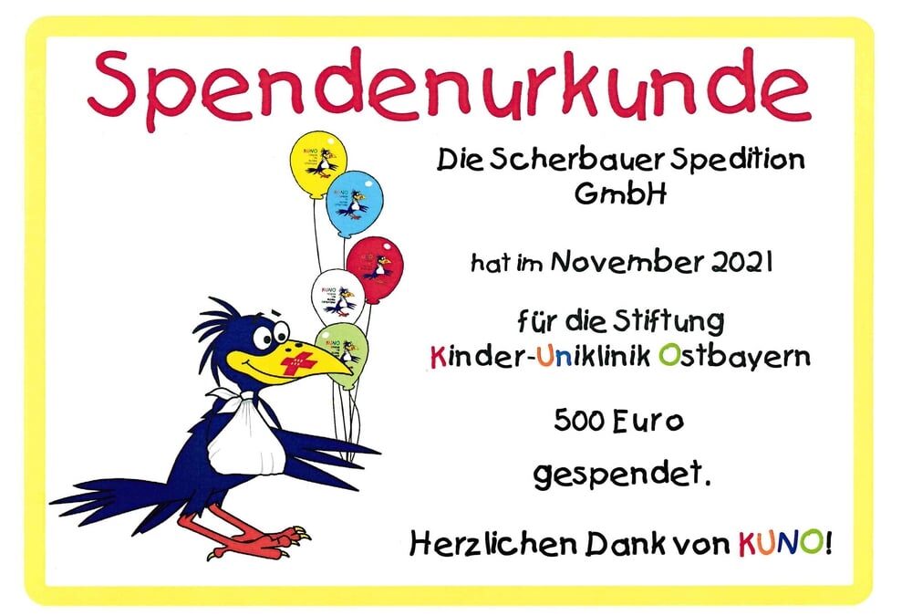 Spende für KUNO